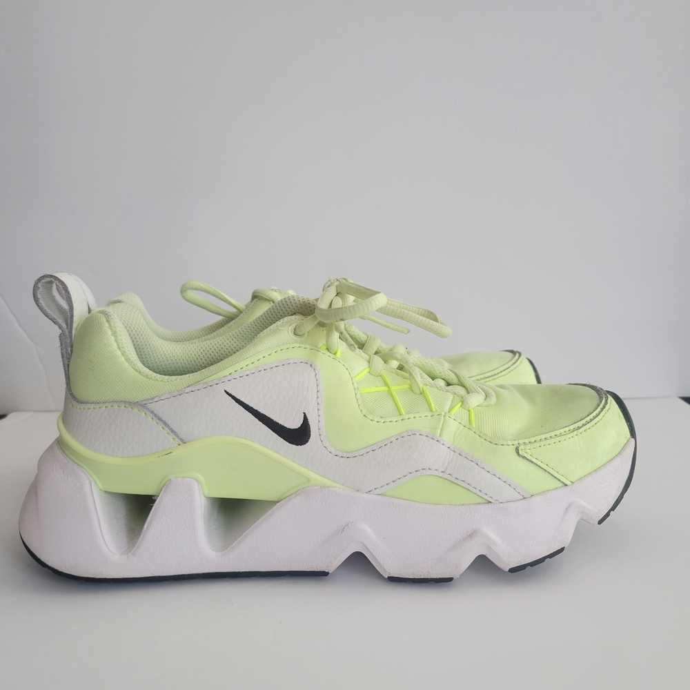 Nike Ryz 365 Barely Volt White and Neon Green Sneakers
